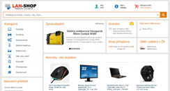 Desktop Screenshot of lan-shop.cz